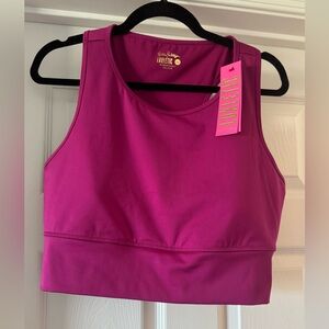 Lilly Pulitzer NWT Bentlee Bra Top Mulberry